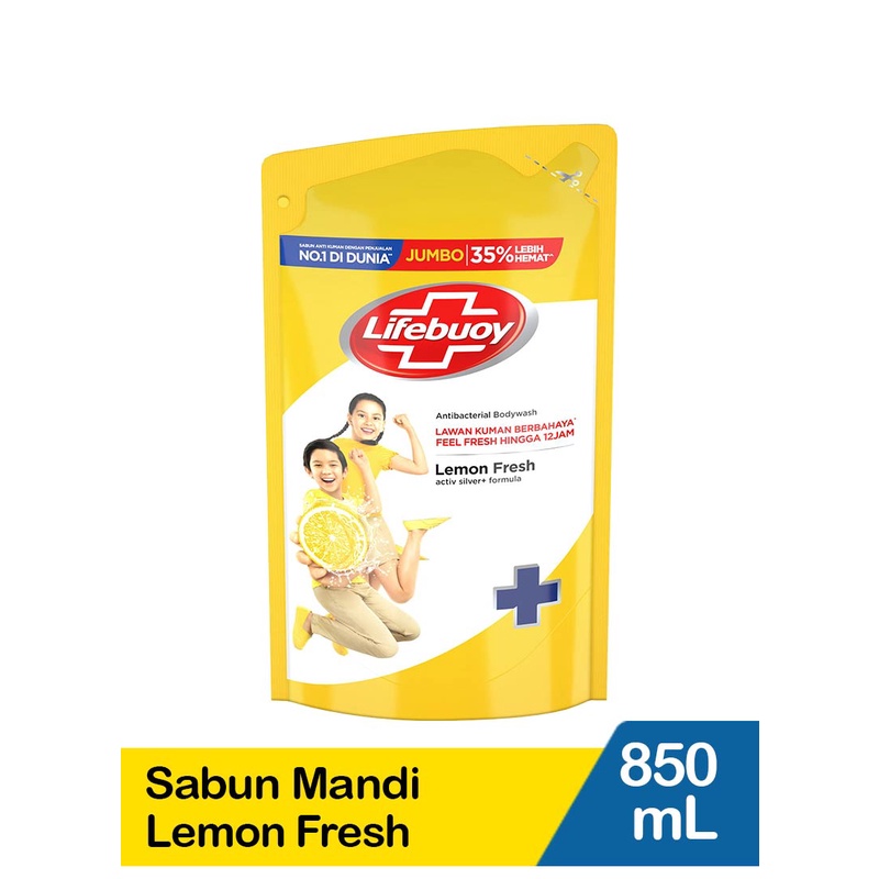 Lifebuoy Sabun Cair Lemon Fresh Refill 825mL