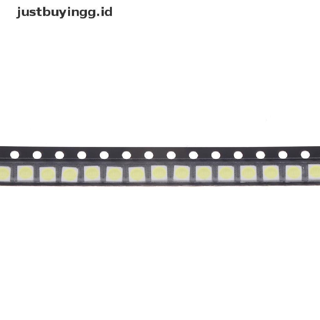 100 Pcs Chips Smd Led 2835 / 3528 1w 3v Cold White Light Untuk Tv Led Diodes Id