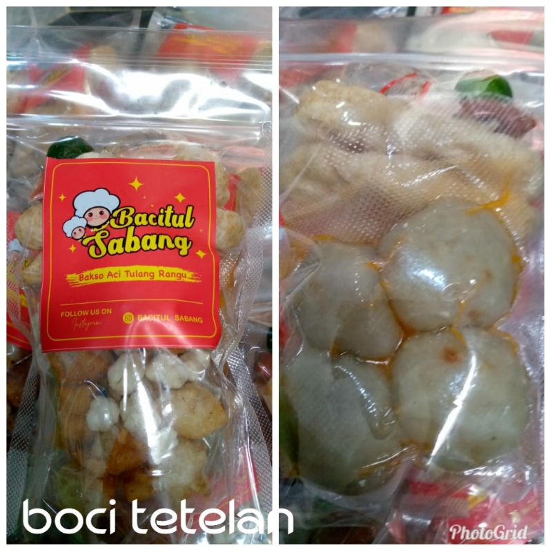 

bakso aci isi tetelan