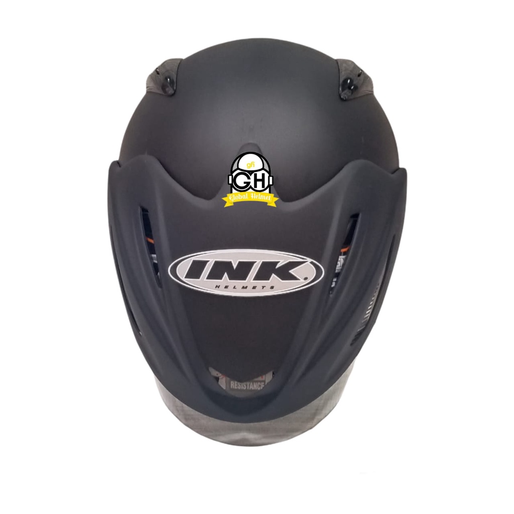 HELM INK CX 22 BLACK MATT ORIGINAL HELM INK CX22 HITAM DOFF HELM INK TOPI ASLI ORI GARANSI SNI