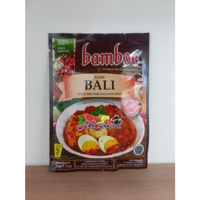 

Bumbu Instant Bamboe Bumbu Bali 49 Gr