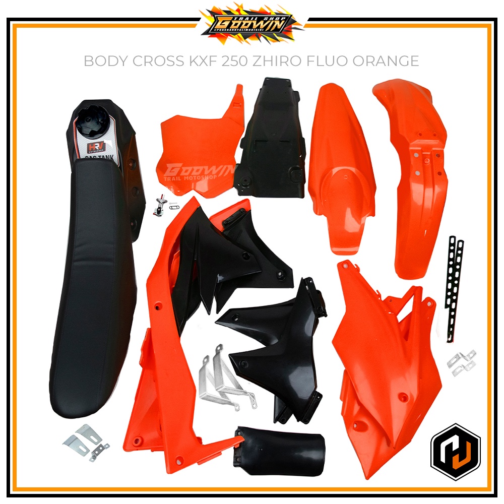 Body Trail Set Cover Bodyset HARVY MX KXF 250 ZHIRO PNP KLX 150 BIGFOOT TERBARU