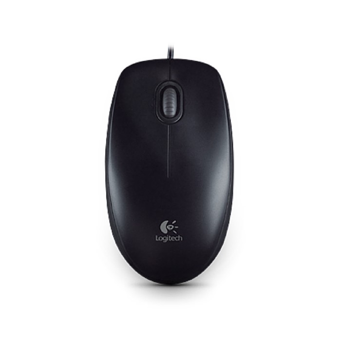 Mouse logitech wired usb 2.0 optical full-size 1000dpi M-100r M100r original