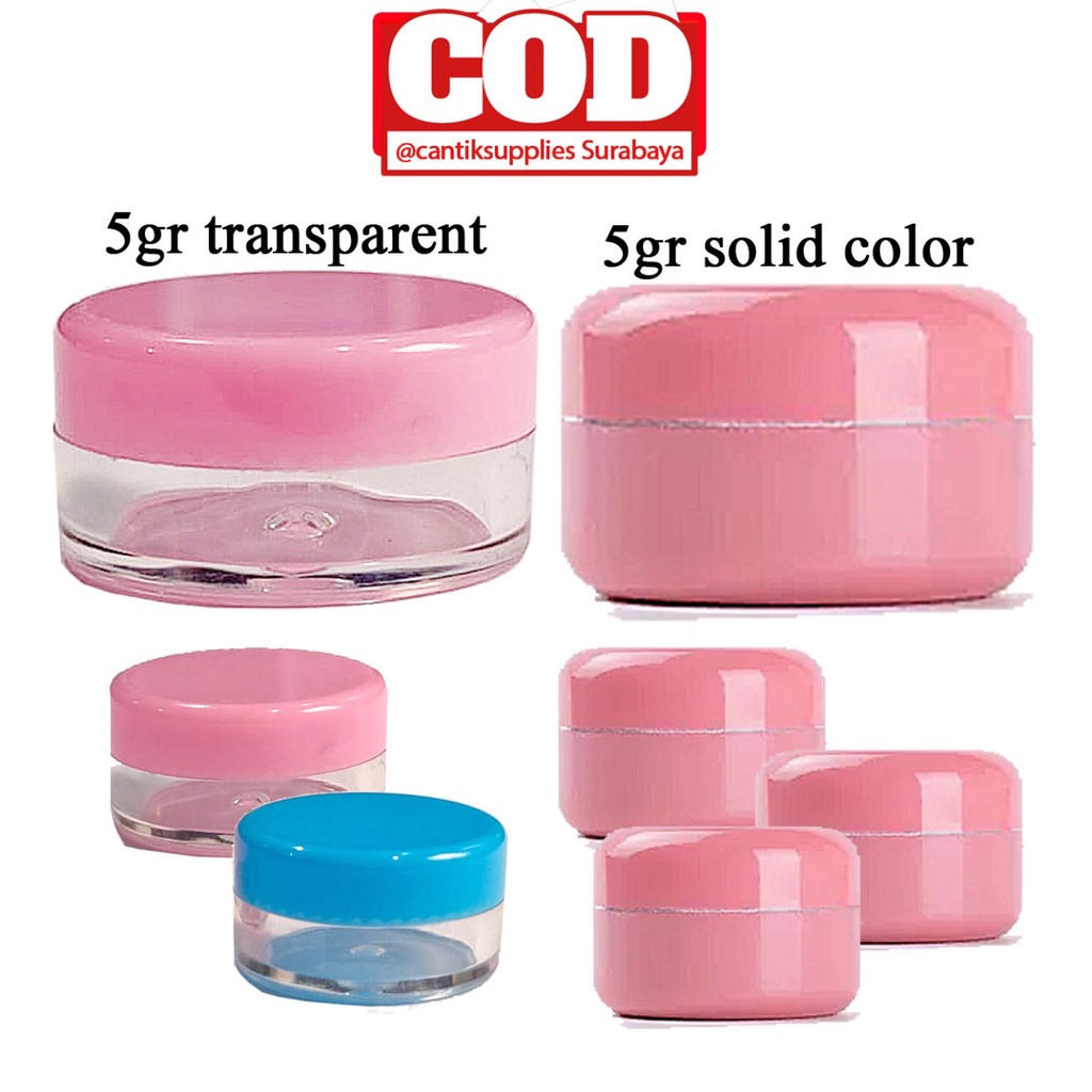 TEMPAT KRIM KOSONG / POT CREAM KOSONG 5 GR