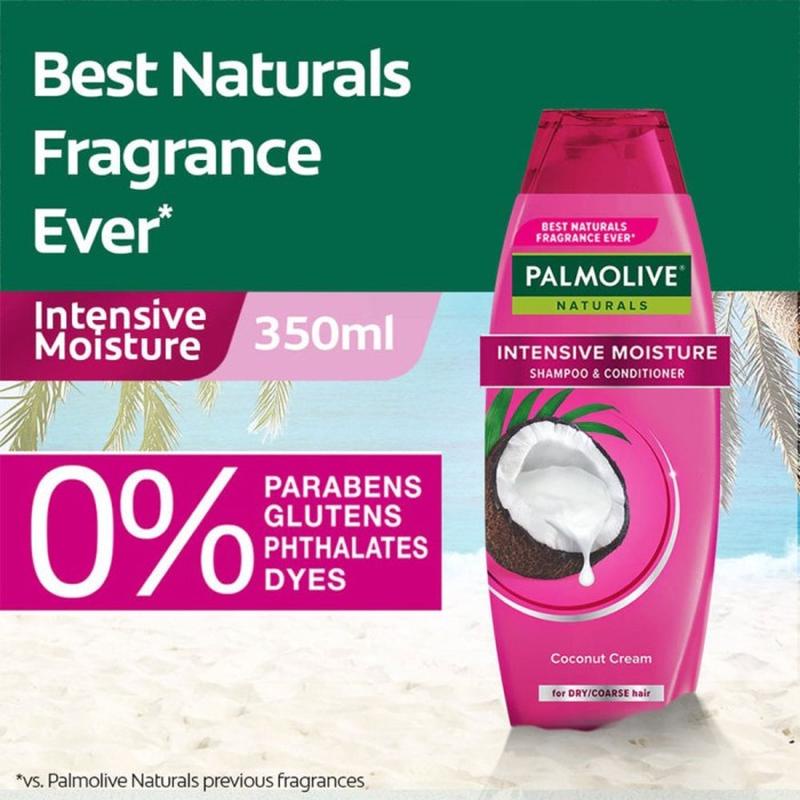 PALMOLIVE Naturals Coconut Cream Intensive Moisture Shampoo Conditioner Rambut Kering Rusak