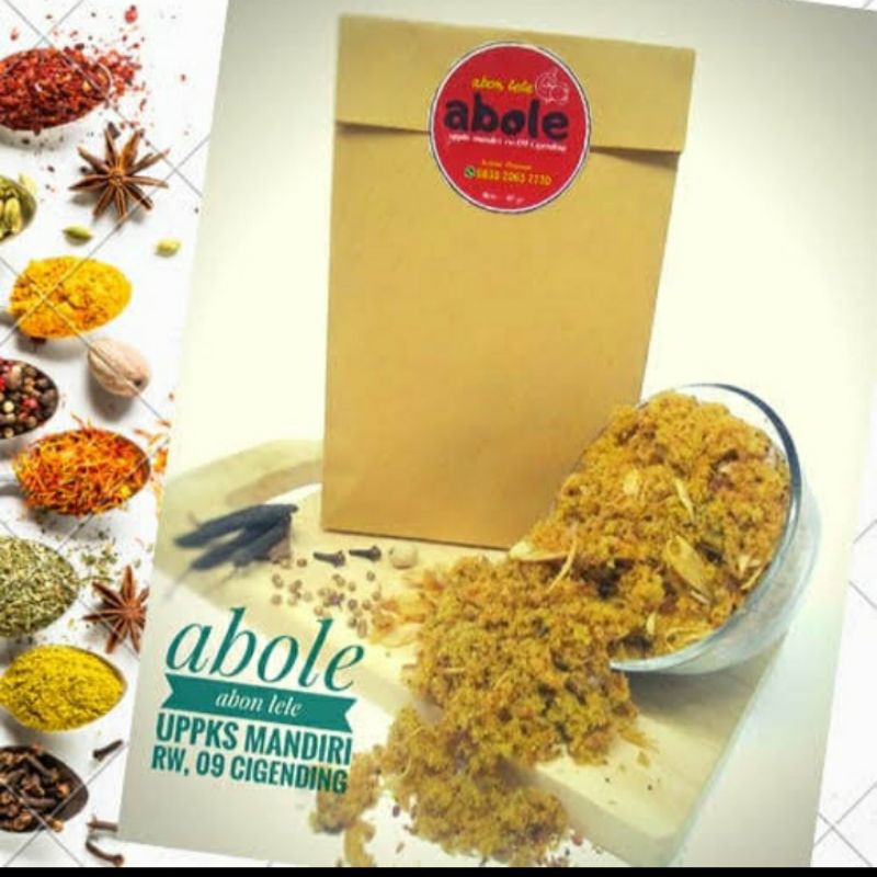 

Abon Lele 50 gram [ABOLE] - dari Lele Asli, Sehat dan Berkualitas Tanpa Pengawet