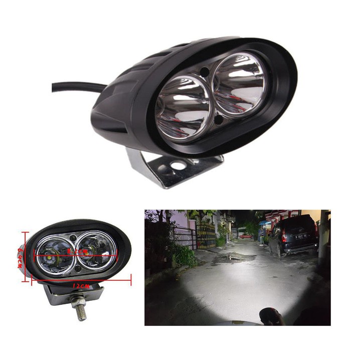 LAMPU TEMBAK SOROT LED OWL 2 MATA 20 WATT