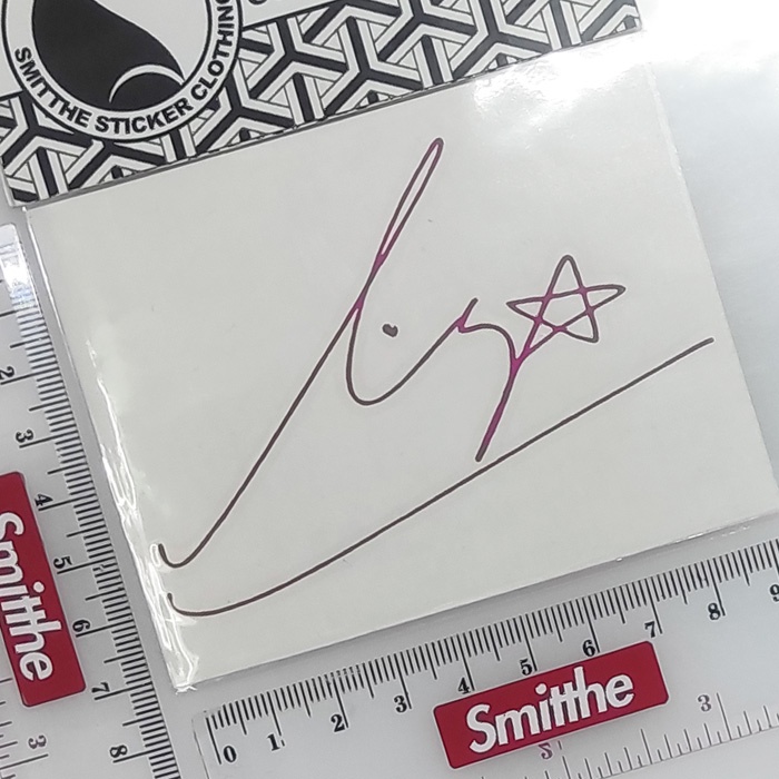 Stiker NEW BP Autograph 2021 Cutting Sticker Decal Waterproof