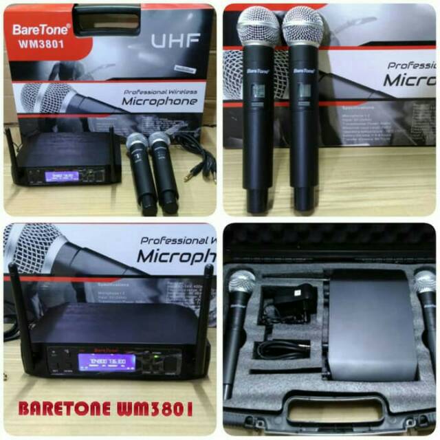 MIC BARETONE WM 3801 HANDHELD