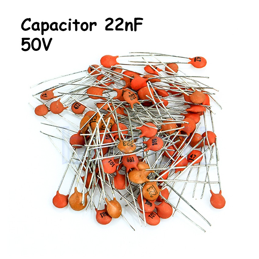 Capacitor 22nF 50V Ceramic Multilayer Kapasitor Keramik 22 nF