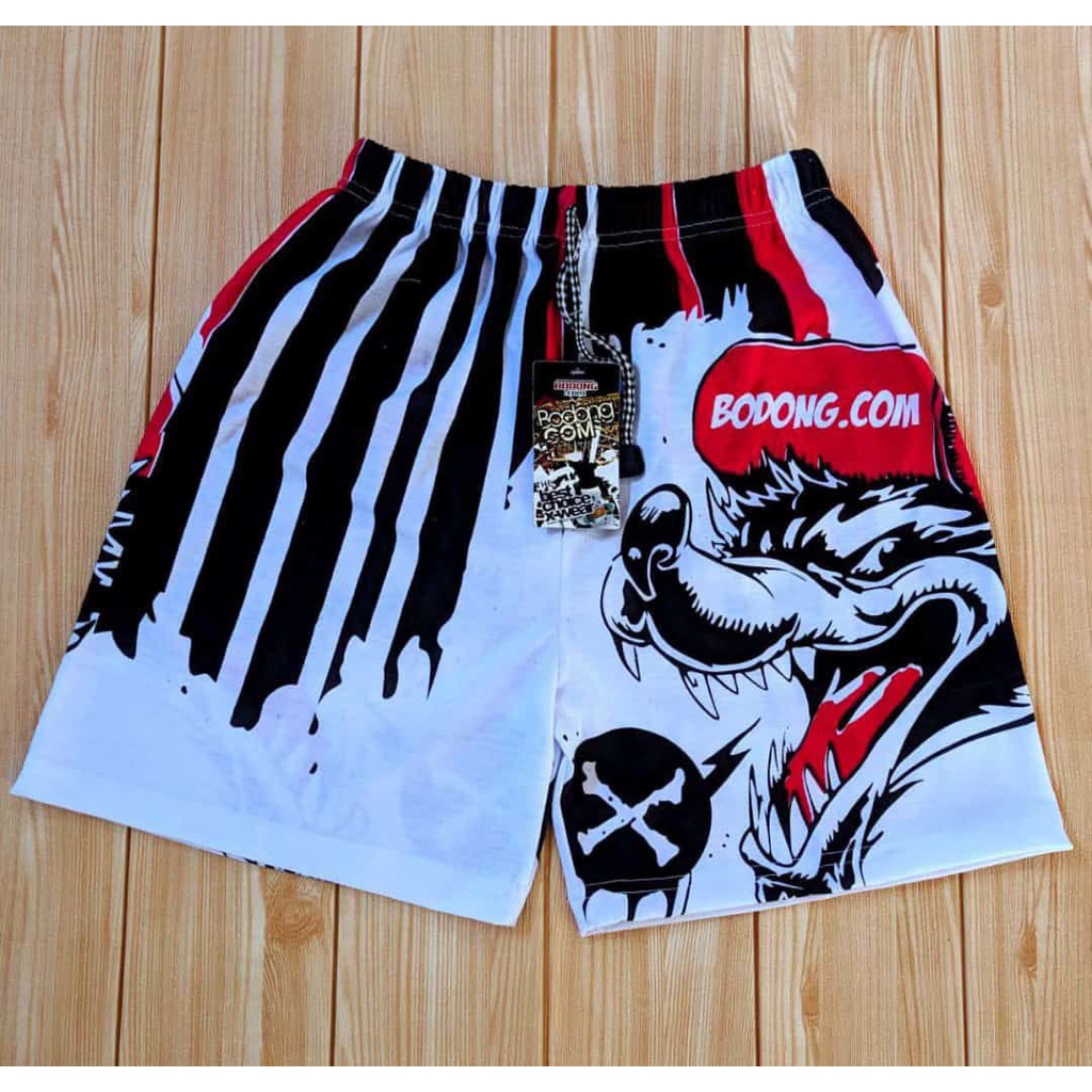 paket celana boxer pria wanita celana sufring distro premium celana santai boxer pantai kolor putih