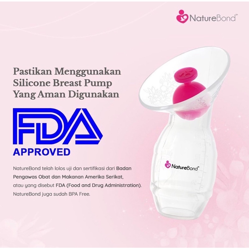 naturebond silicone breastpump - premium pack