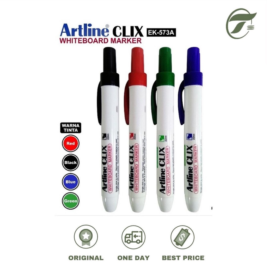 

SPIDOL WHITEBOARD EK-573A CLIX ARTLINE (BIRU/MERAH/HITAM/HIJAU)