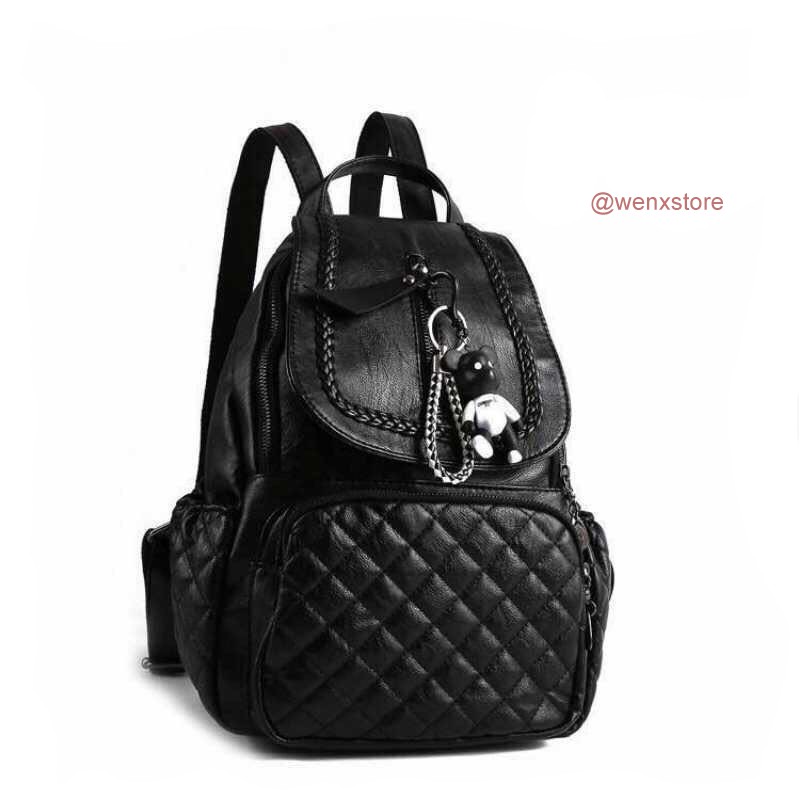 Backpack Korea, Tas Korea import, Tas Kulit Korea