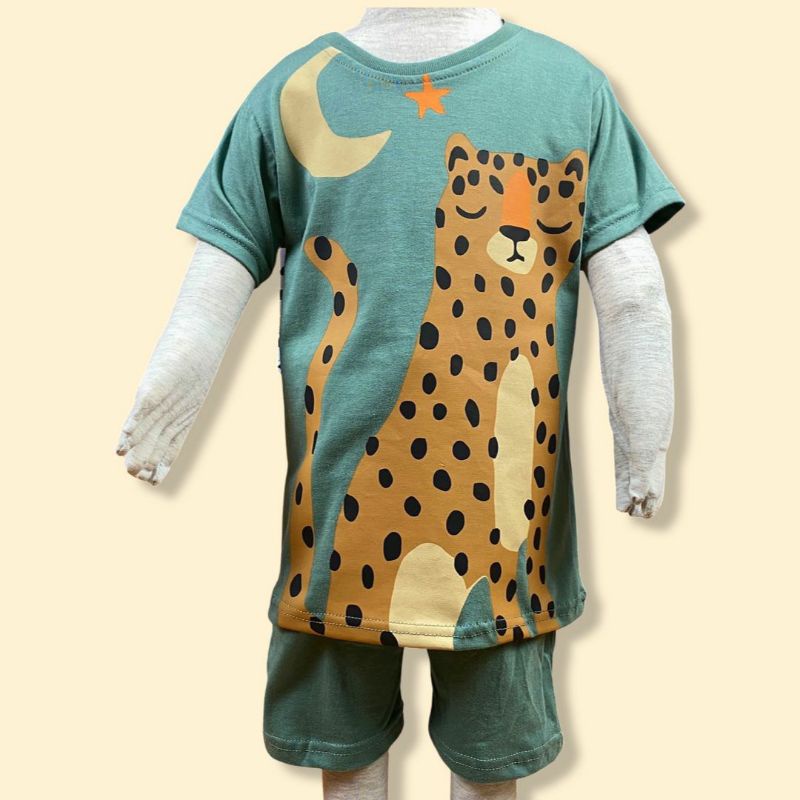 Setelan Baju Anak Set Forest Pineapple kids