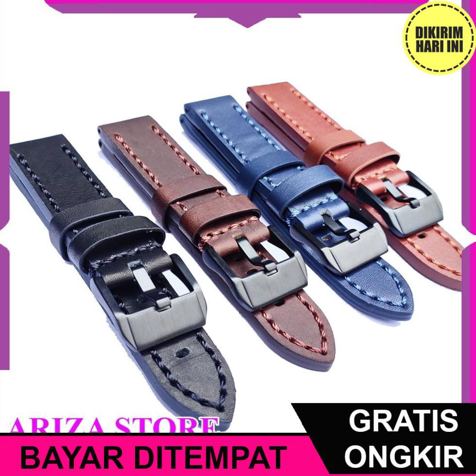(BAYAR DITEMPAT) OE5960 TALI JAM TANGAN KULIT ALEXANDRE CHRISTIE 6507 GENUINE LEATHER AC 6507