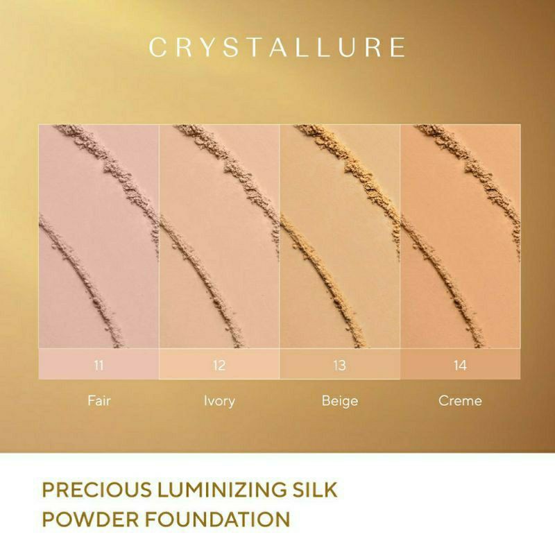 WARDAH CRYSTALLURE PRECIOUS LUMINIZING SILK POWDER FOUNDATION