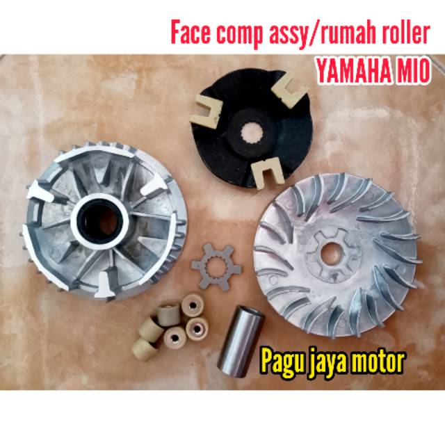 Komplit rumah roller (face comp) yamaha mio sporty HTS