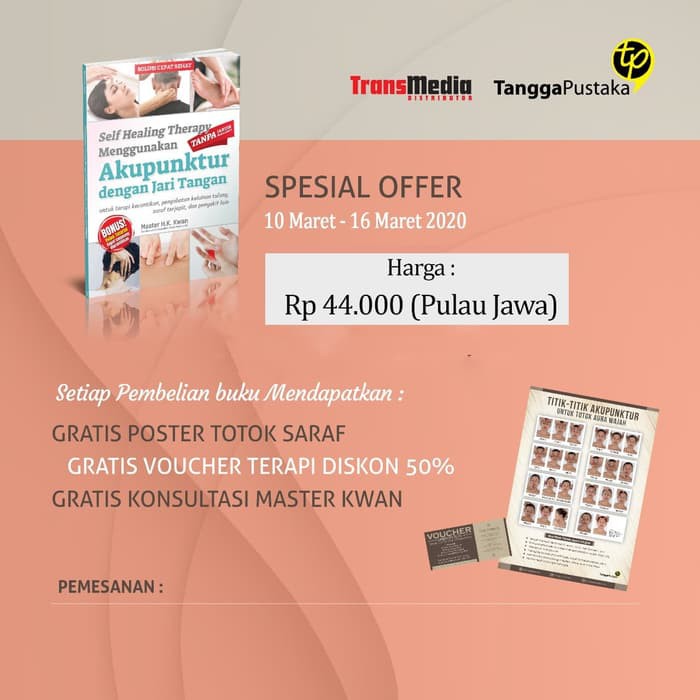 Self Healing Therapy Menggunakan Akupuntur Dgn Jari Tangan Tanpa Jarum Rasa Sakit Shopee Indonesia