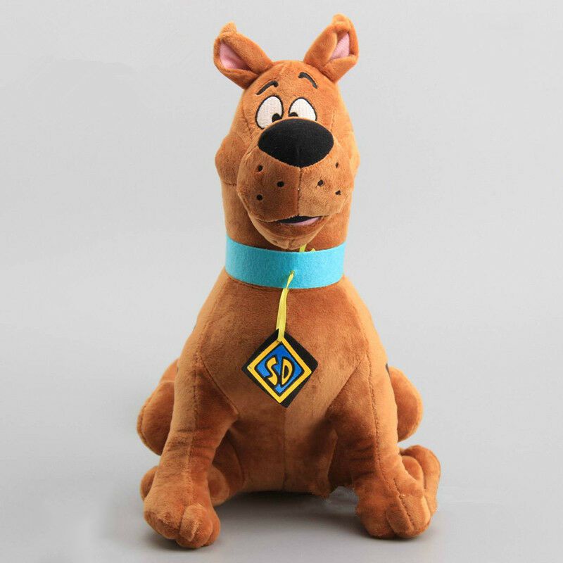 Lovely Brown Scooby-doo Plush Toy Stuffed Soft Kawaii Animal Cartoon Pillow Kids 35cm Stuffed Doll