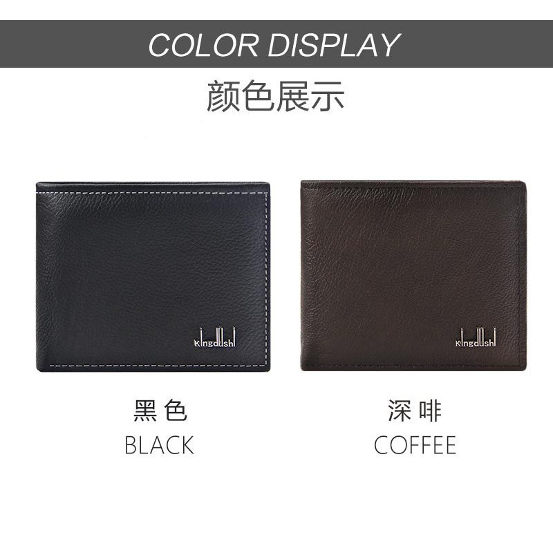 [ORIGINAL] MenBense Dompet Lipat Kulit Sapi Pria Import Men’s Wallet Cowhide Genuine Leather