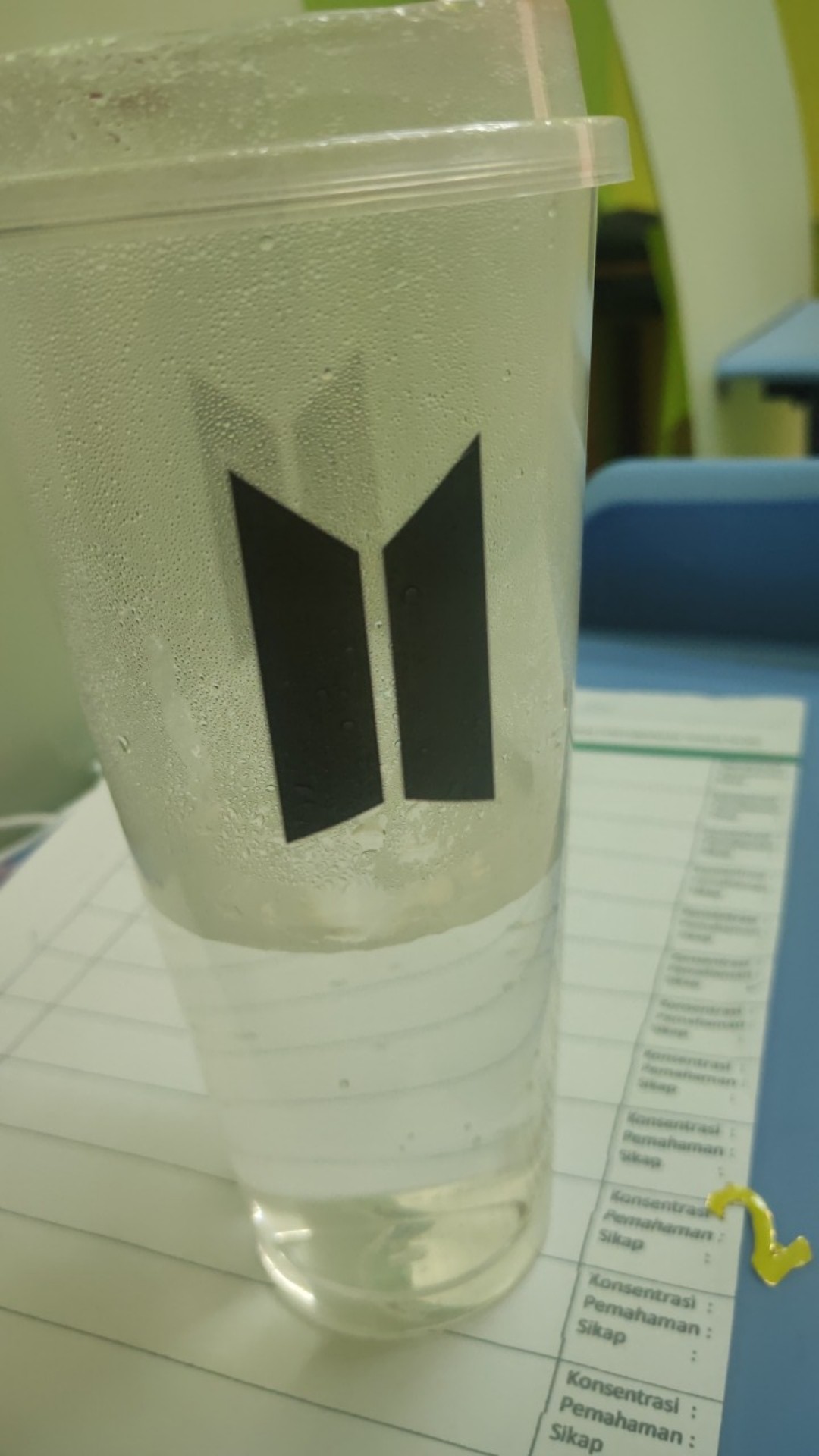 Bts Reusable Cup Logo Hati