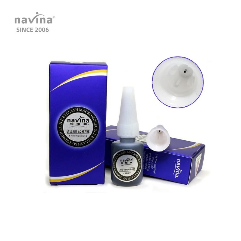 Navina glue biru 10ml For Eyelash Extansions