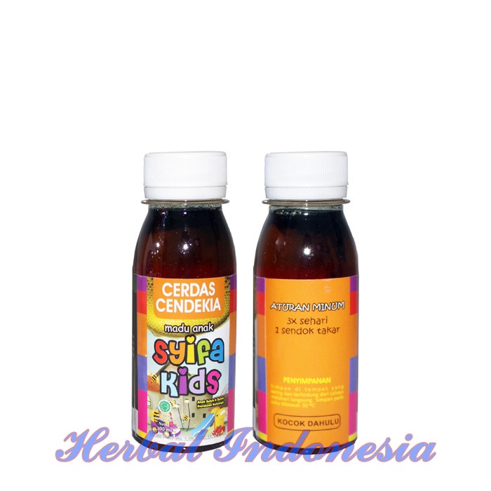 

MADU ANAK SYIFA KIDS CERDAS CENDEKIA ISI 100ML -MADU KECERDASAN ANAK PRODUK TERBAIK