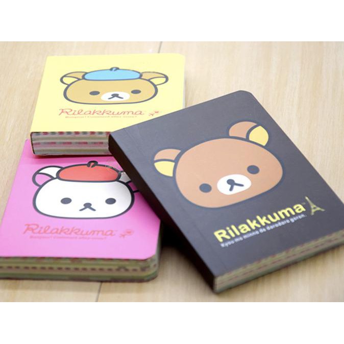 

BARU Notebook / Buku Tulis Berwarna dan Bermotif Rilakkuma