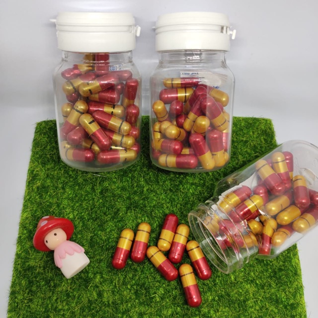 (Kapsul Merah/Gold) Fatblock / Fatburner / Slimming pils / Obat diet herbal