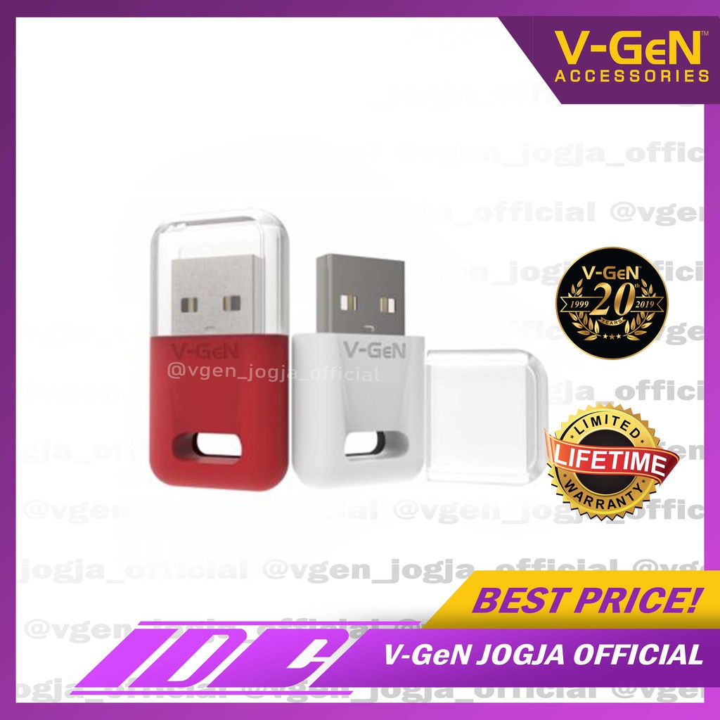 Flashdisk V-GeN Atom 4GB, 8GB, 16GB, 32GB,  64GB, 128GB Original