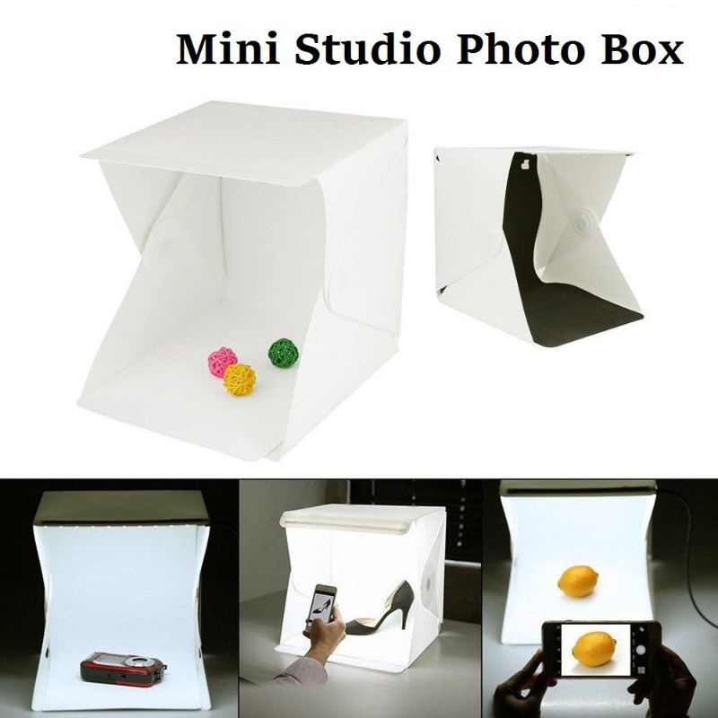 Mini photo studio box portable lampu led