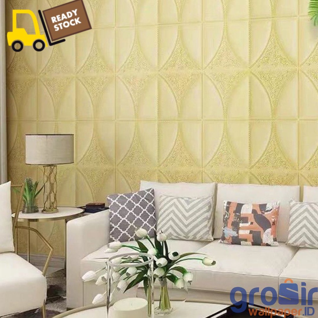 (READY STOCK) COD PROMO WALLPAPER WALLFOAM HARGA PABRIK TERMURAH 3D KUALITAS PROMO TERBAIK MOTIF FLOWER/ STICKER WALLPAPER WALLFOAM DINDING 3D RUANG TAMU KAMAR TERMURAH