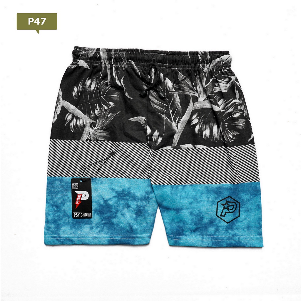 BEST SELLER - BOXER PRIA WANITA CELANA PENDEK GROSIR KOLOR PANTAI-DBM-X31