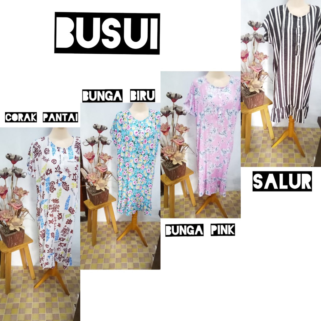Daster ruffle motif/daster viral kekinian/daster Katun remaja/tunik Katun remaja