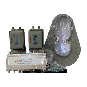 Jual LNB Matrix Parabola 2 In 1  V H  C Band  2 Satelit 8 Receiver  Berkualitas