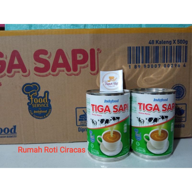 

SUSU KRIMER KENTAL MANIS SKM TIGA SAPI INDOFOOD 500 GRAM