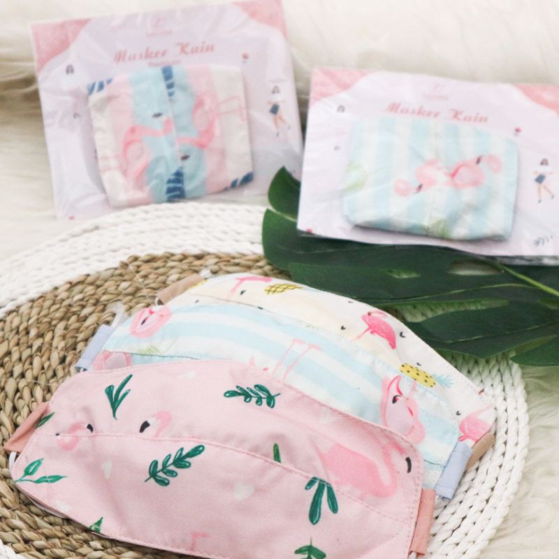 MASKER KAIN IMPOR / MASKER KAIN MOTIF / MASKER LUCU