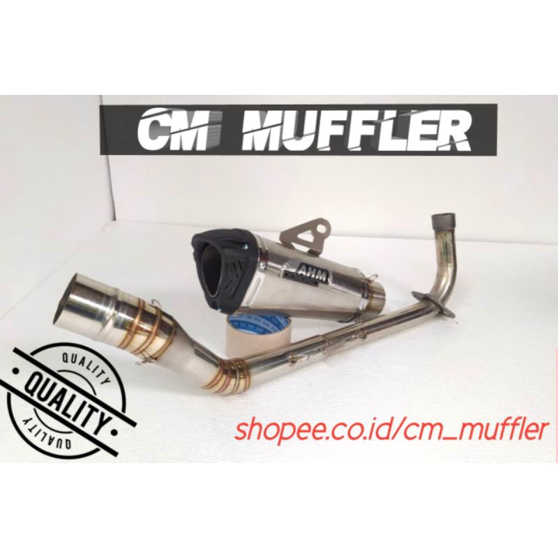 Kenalpot Racing AHM / Supra 125 / Supra X / Supra Fit / Vega R / Vega ZR / Kharisma 110\125 / Jupite