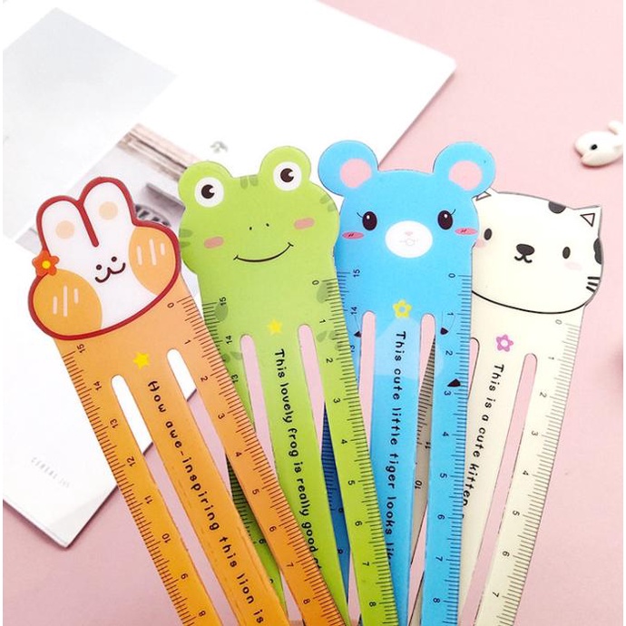 

PENGGARIS KREATIF ANIMAL LENTUR PEMBATAS BUKU MAGNET LUCU - FROG