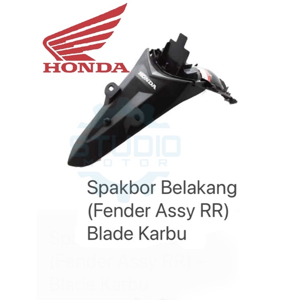 8010AKWB920 Slebor Spakbor Belakang Blade 110 Lama Karbu Old 2008-2010 Fender Assy RR