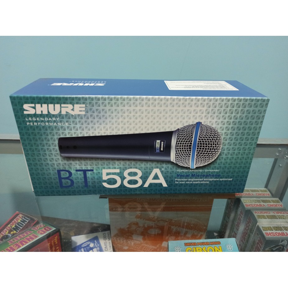 Microphone MIC Cable KARAOKE PROFESIONAL Shure Beta 58A