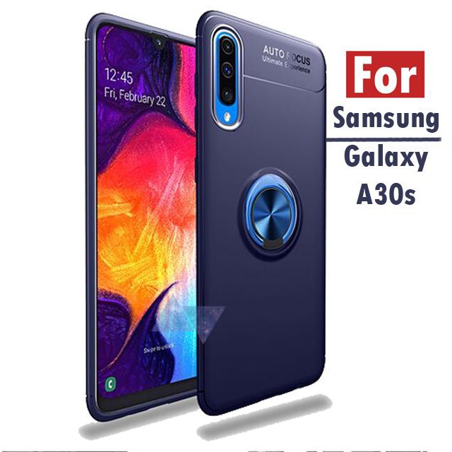 GRA Case Samsung Galaxy A30s A50s Case Autofocus Invisible Iring Soft Case