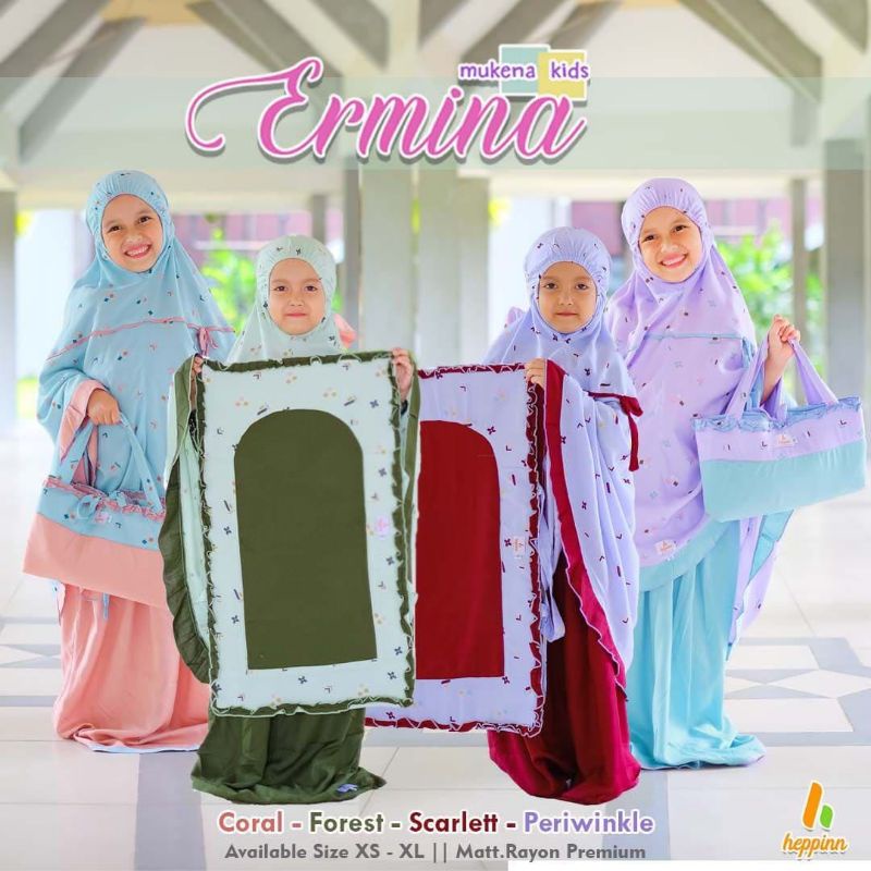 Mukena Kids Ermina Open PO sampai 12 Maret