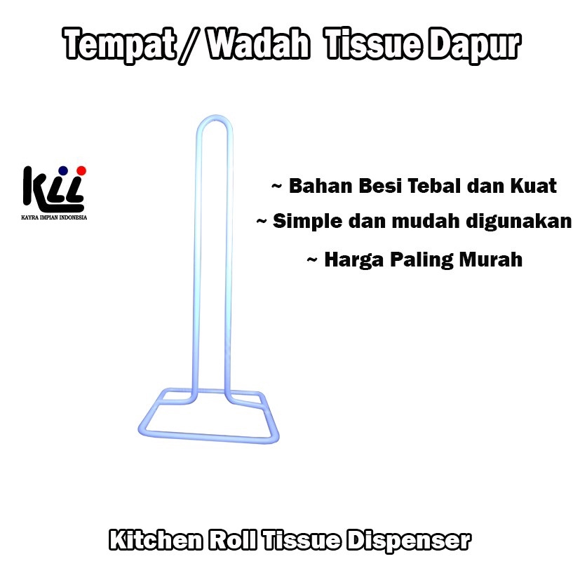 Tempat Tissue Gulung Dapur / Kitchen Roll Paper Towel Holder