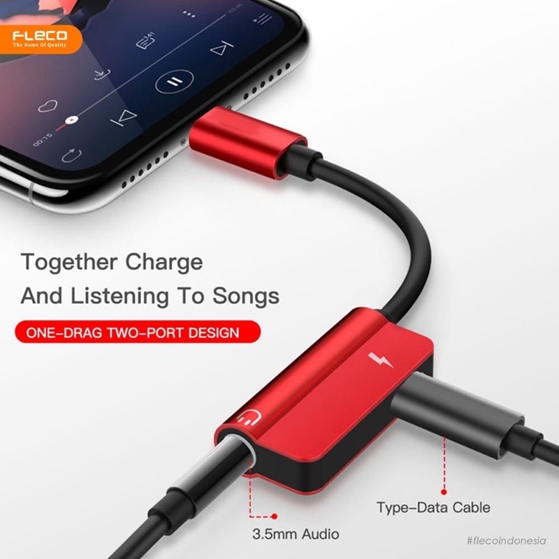 SPLITTER KABEL HIGHSPEED 2IN1 SPC50 DAN SPC60 FOR JACK AUDIO TYPE C ANDROID MUSIC CHARGING