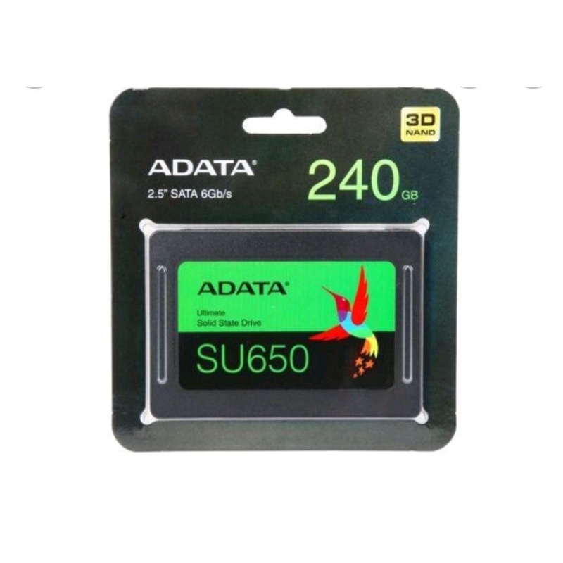 ADATA Ultimate SU650 2.5&quot; 240GB SATA III 3D NAND Internal Solid State Drive (SSD) ASU650SS-240GT-R