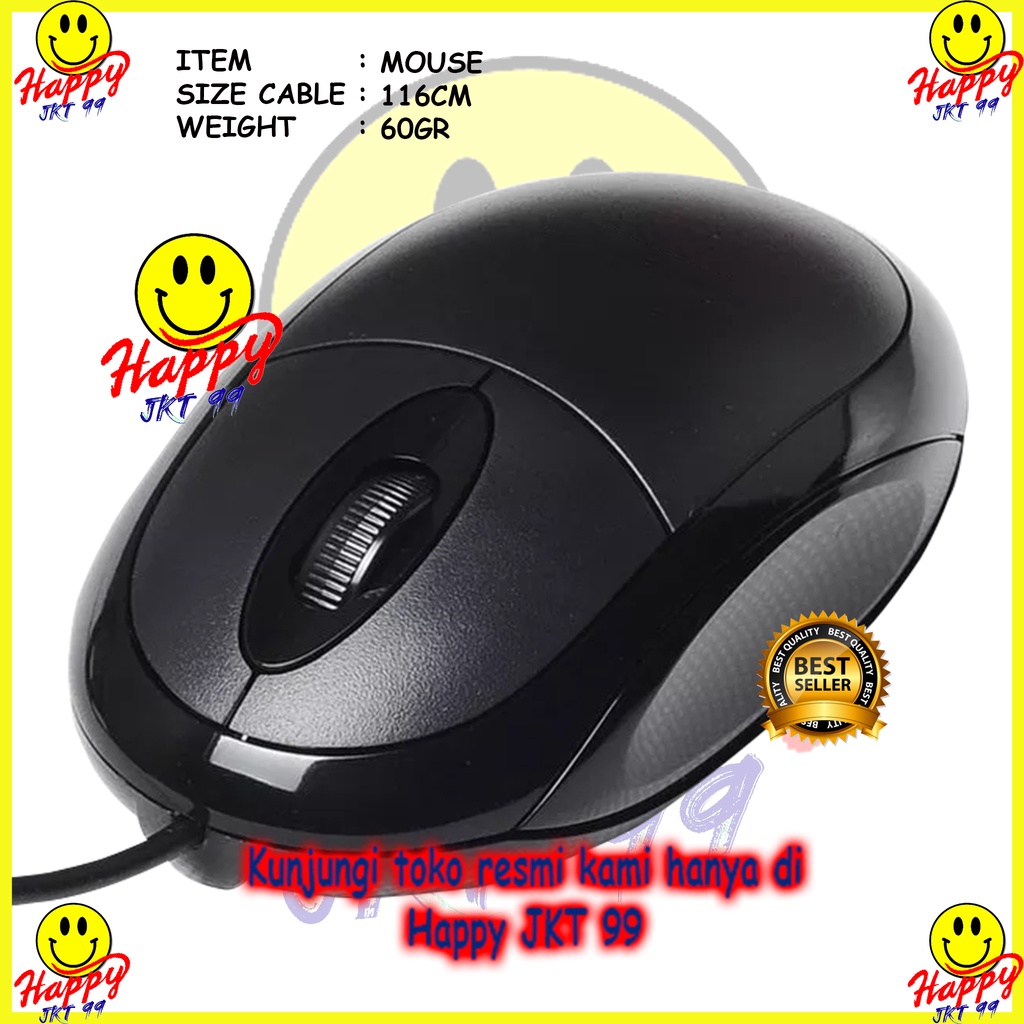 [ HAPPY JKT 99 ] MOUSE USB KABEL HIGH QUALITY