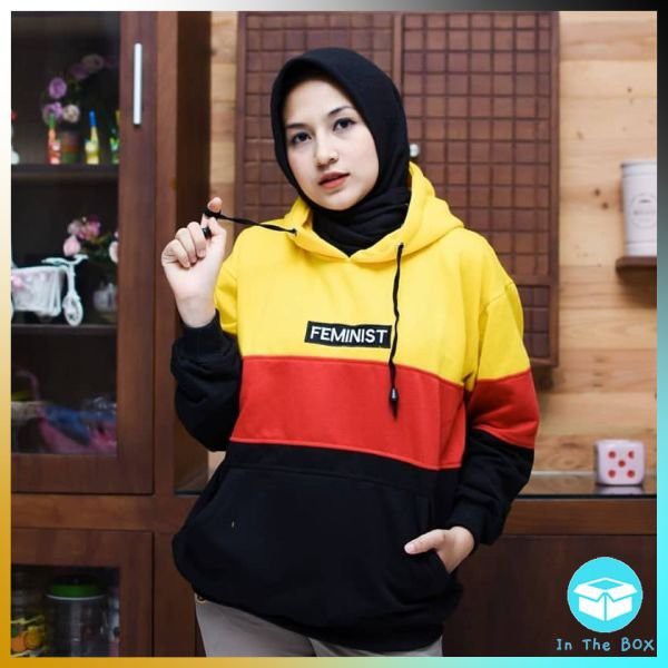 LARIS -       ITB Sweater Hoodie Wanita FERMINIST Fleece