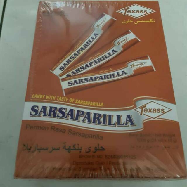 

Permen Texas Sarsapila Box isi 24 Roll PALING MURAH